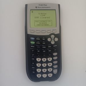 Texas Instruments Ti-84 plus Graphing calculator with cover